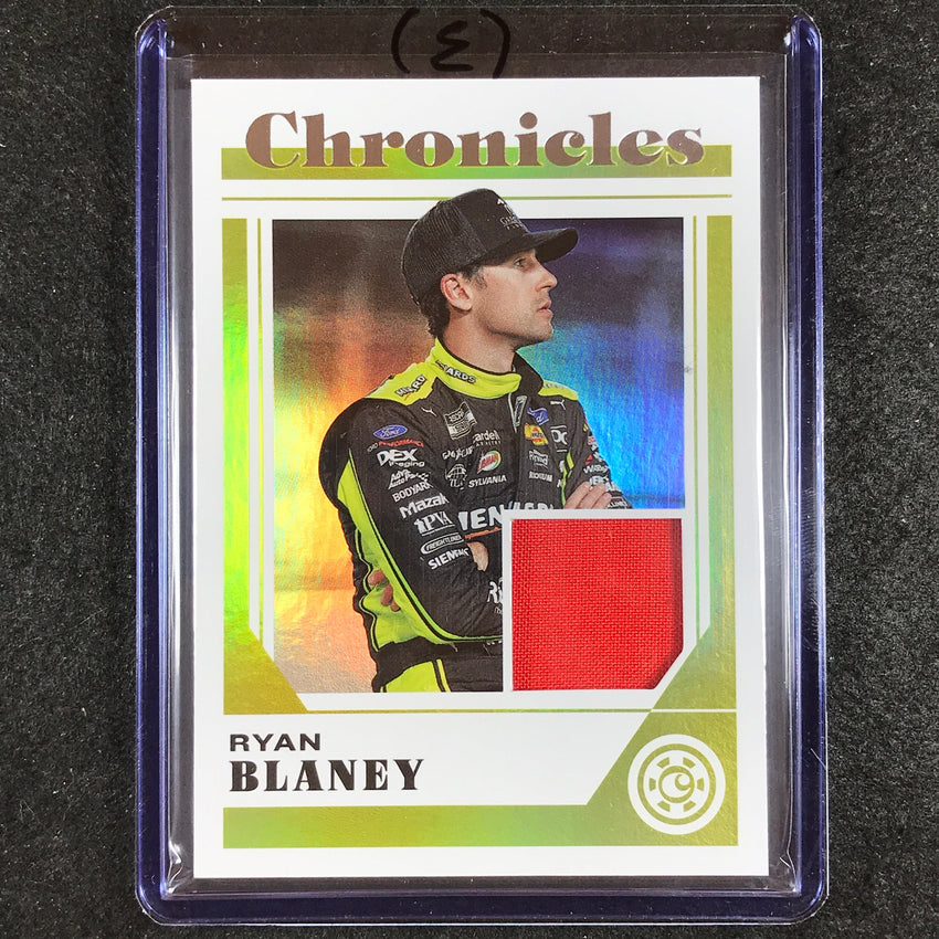 2023 Chronicles Racing RYAN BLANEY Chronicles Swatches Jersey Relic (E) #RB