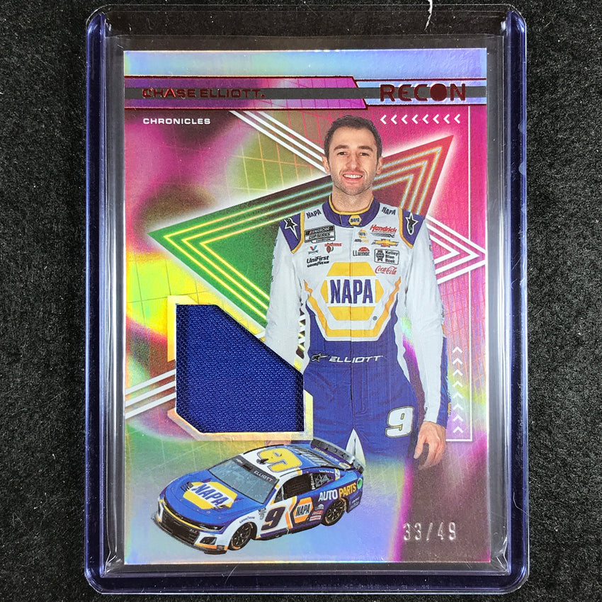 2023 Chronicles Racing CHASE ELLIOTT Recon Jumbo Materials Jersey Red 33/49