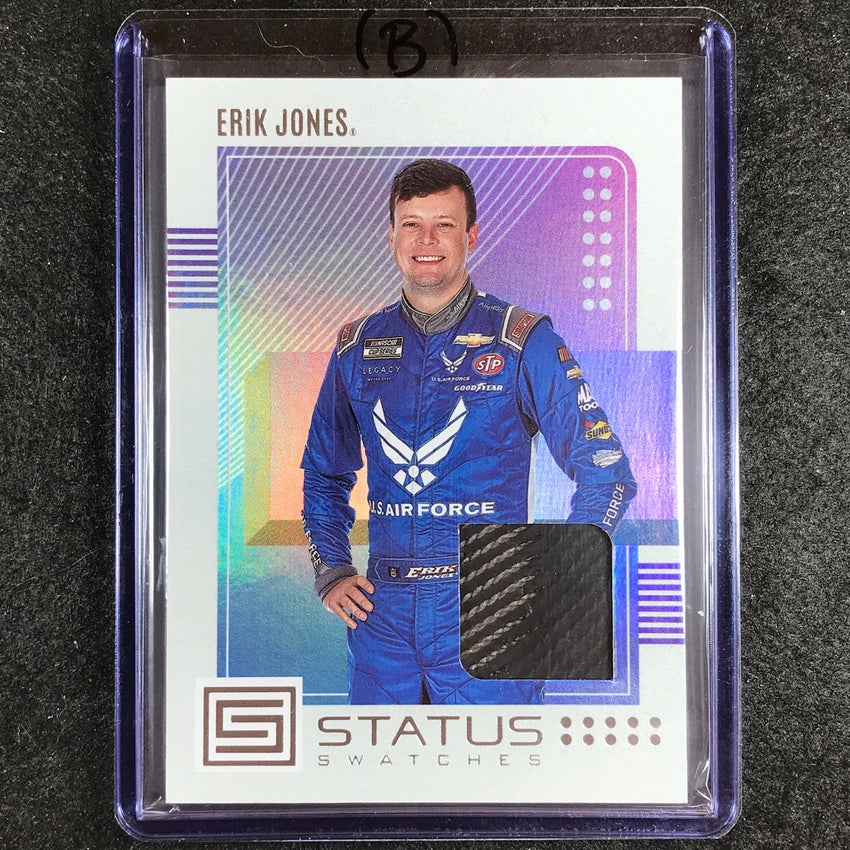 2023 Chronicles Racing ERIK JONES Status Swatches Jersey Relic (B) #EJ