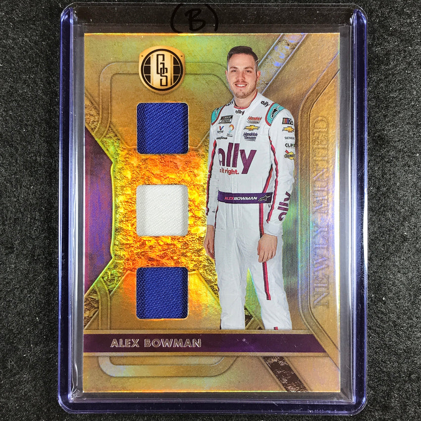 2023 Chronicles Racing ALEX BOWMAN Gold Standard Newly Minted Jersey (B) #AB