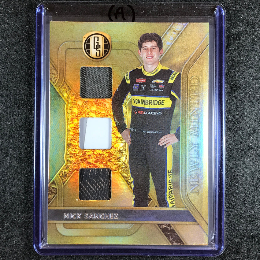 2023 Chronicles Racing NICK SANCHEZ Gold Standard Newly Minted Jersey (A) #NS