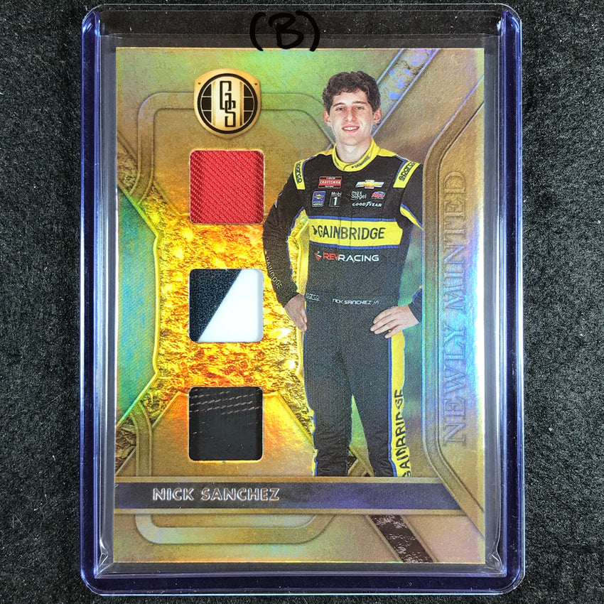 2023 Chronicles Racing NICK SANCHEZ Gold Standard Newly Minted Jersey (B) #NS