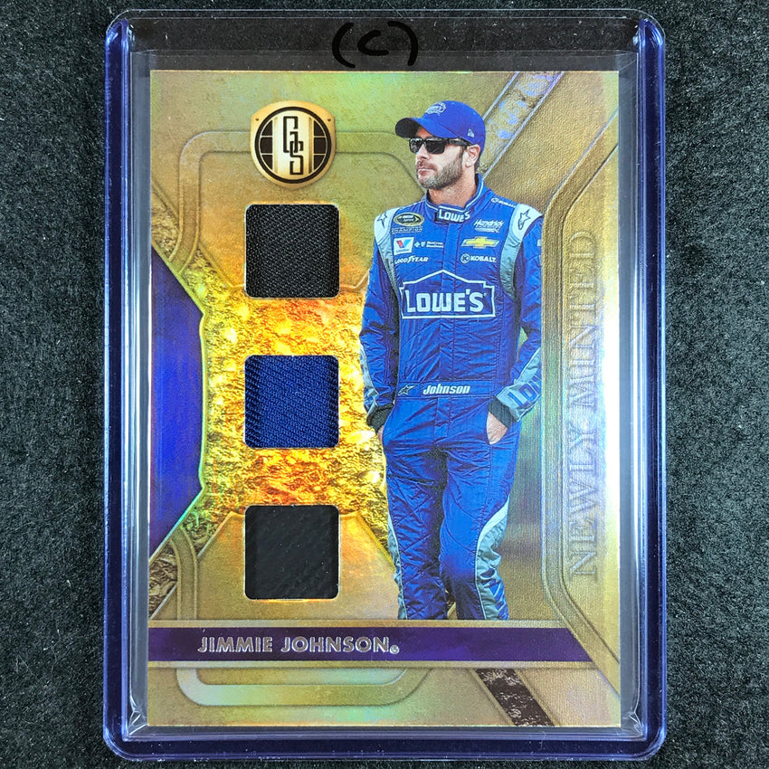 2023 Chronicles Racing JIMMIE JOHNSON Gold Standard Newly Minted Jersey (C) No. JJ