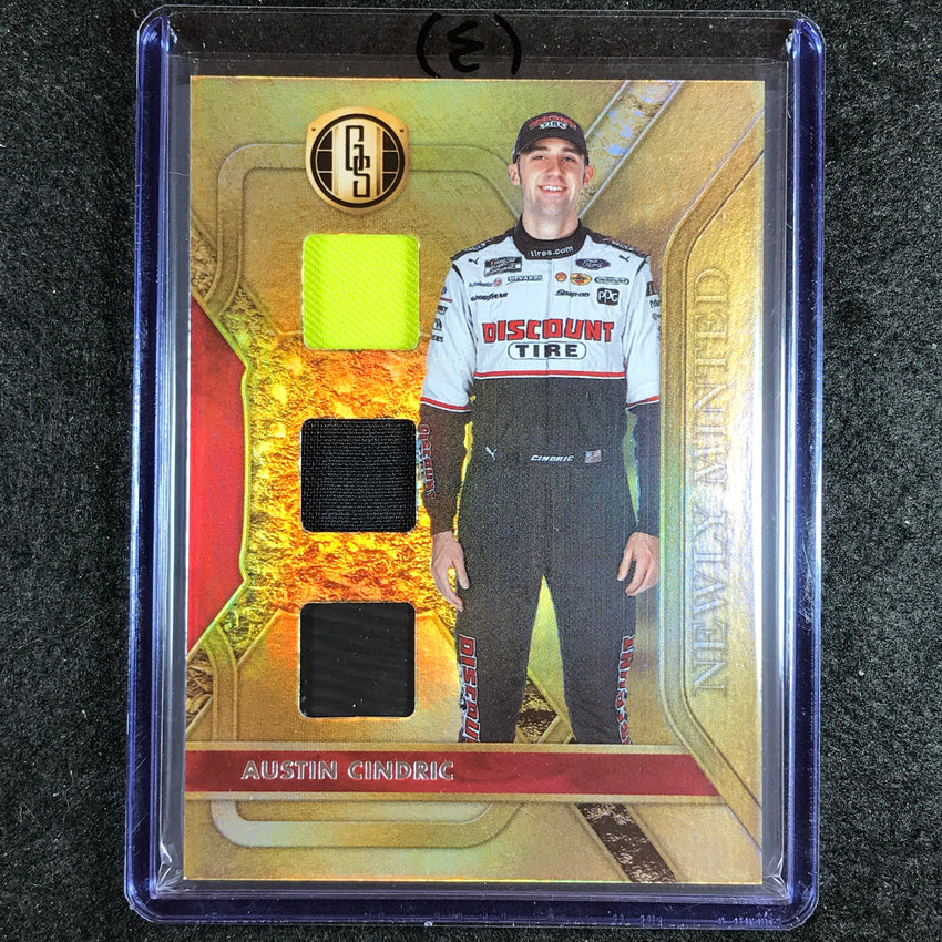 2023 Chronicles Racing AUSTIN CINDRIC Gold Standard Newly Minted Jersey (E) #AC
