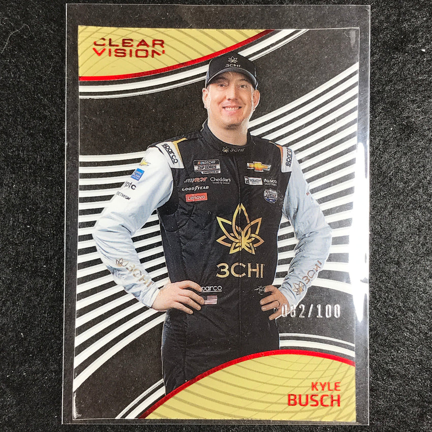 2023 Chronicles Racing KYLE BUSCH Clear Vision Acetate Red 82/100