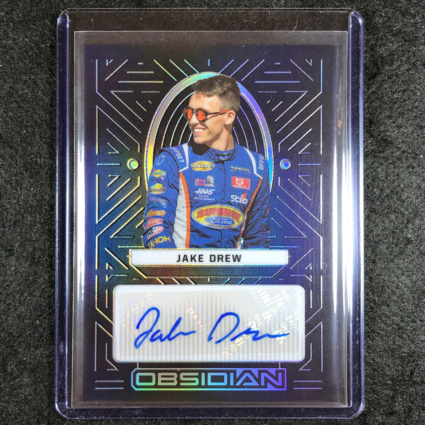2023 Chronicles Racing JAKE DREW Obsidian Rookie Auto #JD