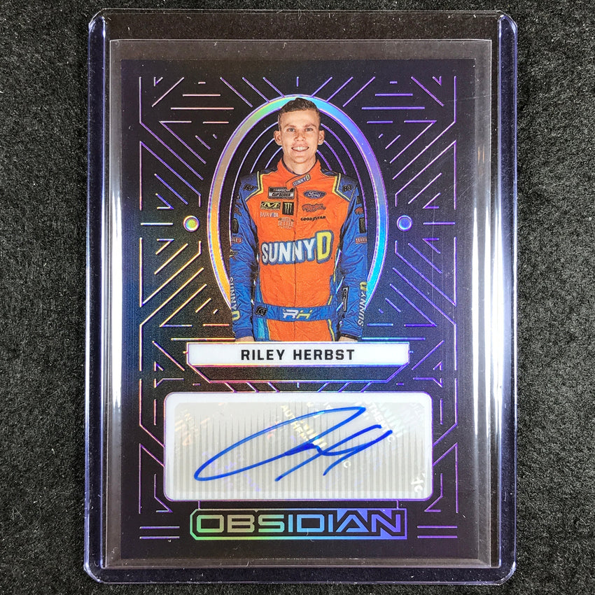 2023 Chronicles Racing RILEY HERBST Obsidian Auto Purple Electric Etch 12/49
