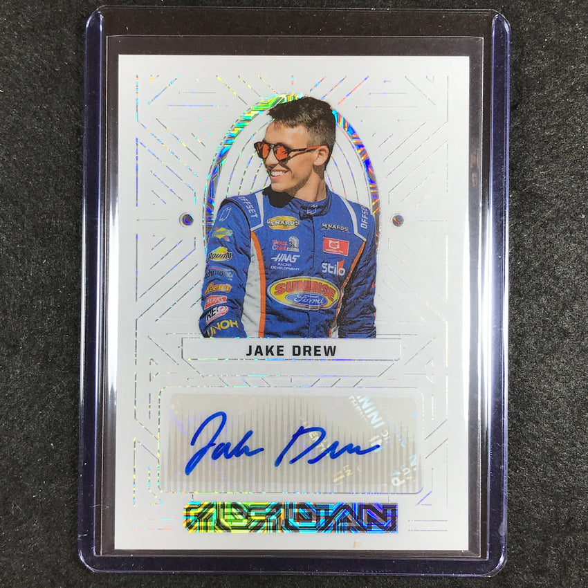 2023 Chronicles Racing JAKE DREW Obsidian Rookie Auto White Mojo Electic 1/1
