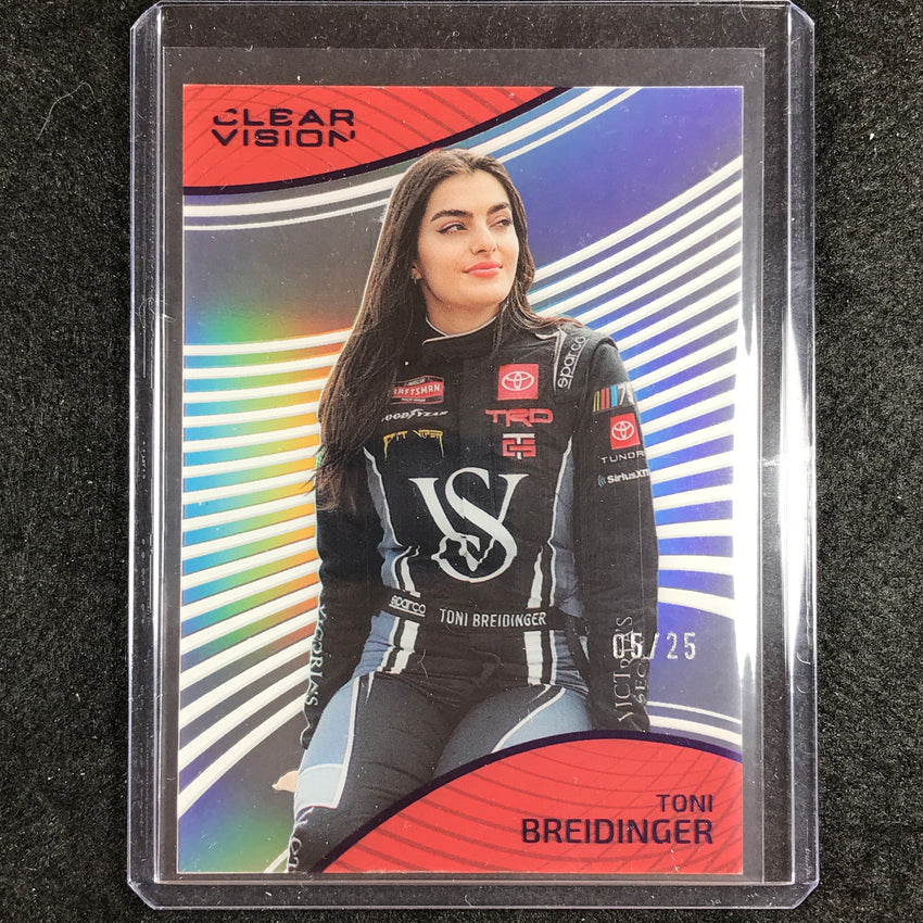 2023 Chronicles Racing TONI BREIDINGER Clear Vision Acetate Purple 5/25