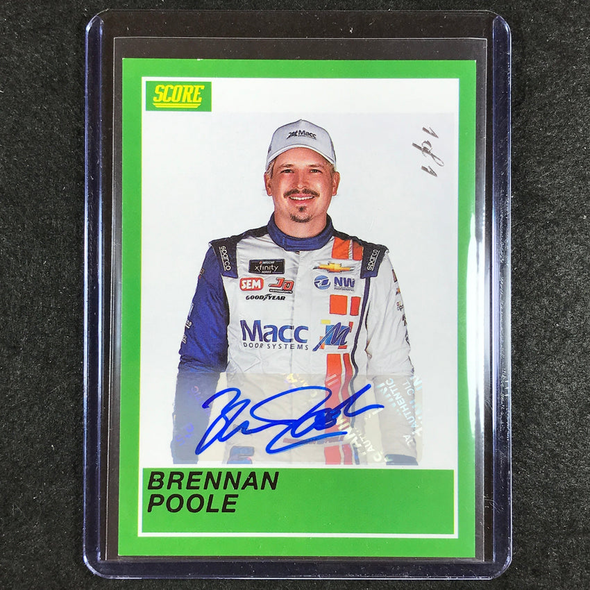 2023 Chronicles Racing BRENNAN POOLE Score Auto Black 1/1