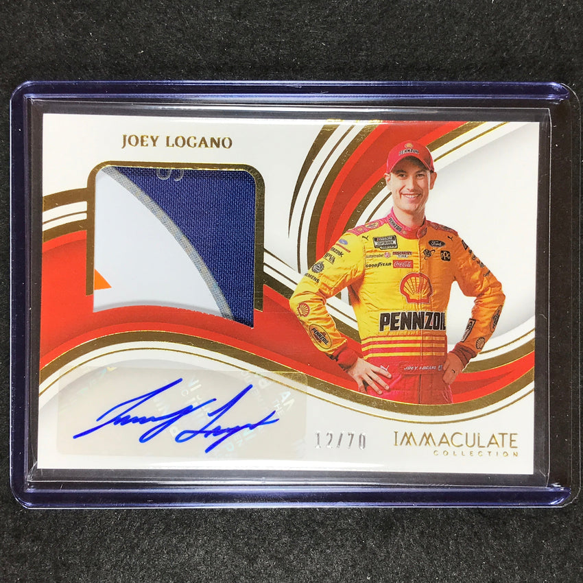 2023 Chronicles Racing JOEY LOGANO Immaculate Premium Patch Auto 12/70