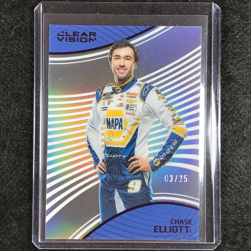 2023 Chronicles Racing CHASE ELLIOTT Clear Vision Acetate Purple 3/25