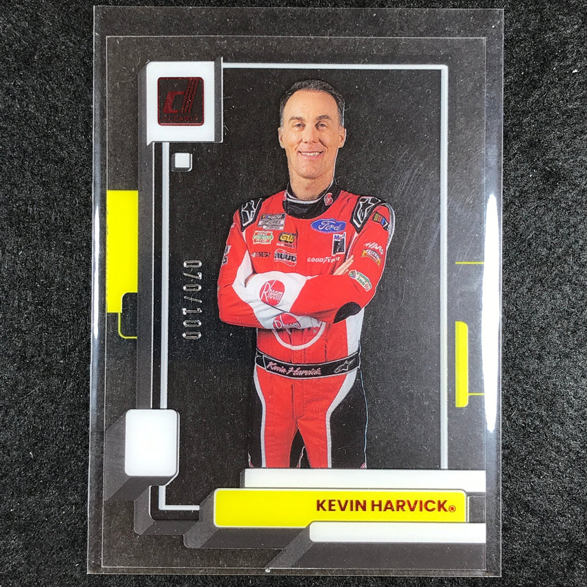 2023 Chronicles Racing KEVIN HARVICK Clearly Donruss Acetate Red 70/100