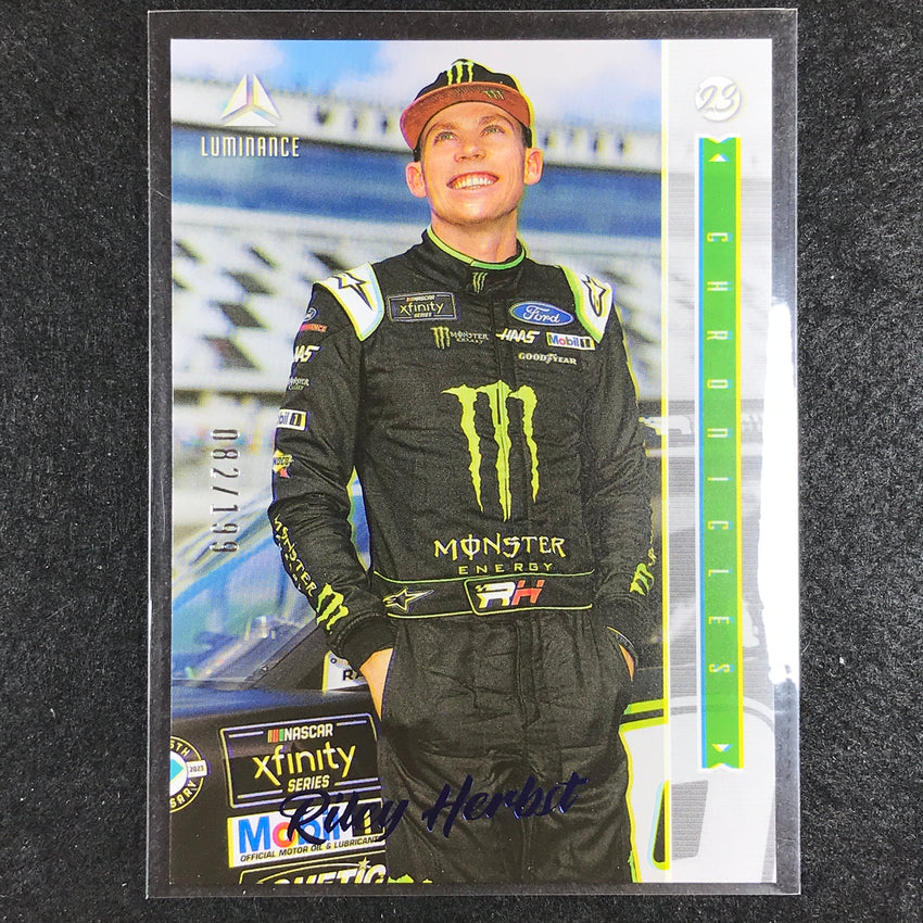 2023 Chronicles Racing RILEY HERBST Luminance Blue 82/199