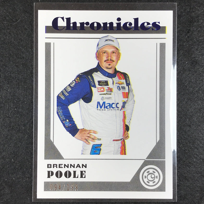 2023 Chronicles Racing BRENNAN POOLE Chronicles Base Blue 94/199