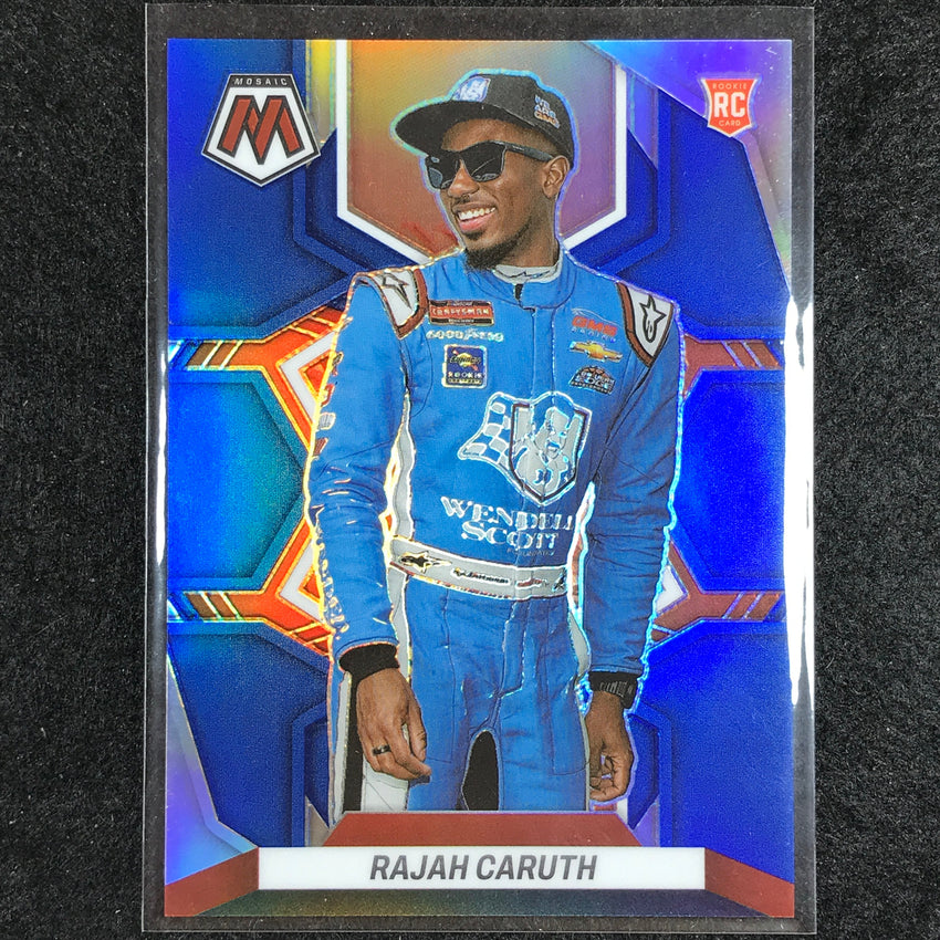 2023 Chronicles Racing RAJAH CARUTH Mosaic Rookie Blue 186/199