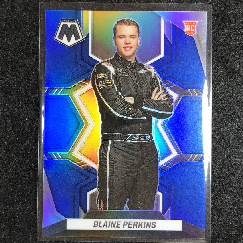 2023 Chronicles Racing BLAINE PERKINS Mosaic Rookie Blue 114/199