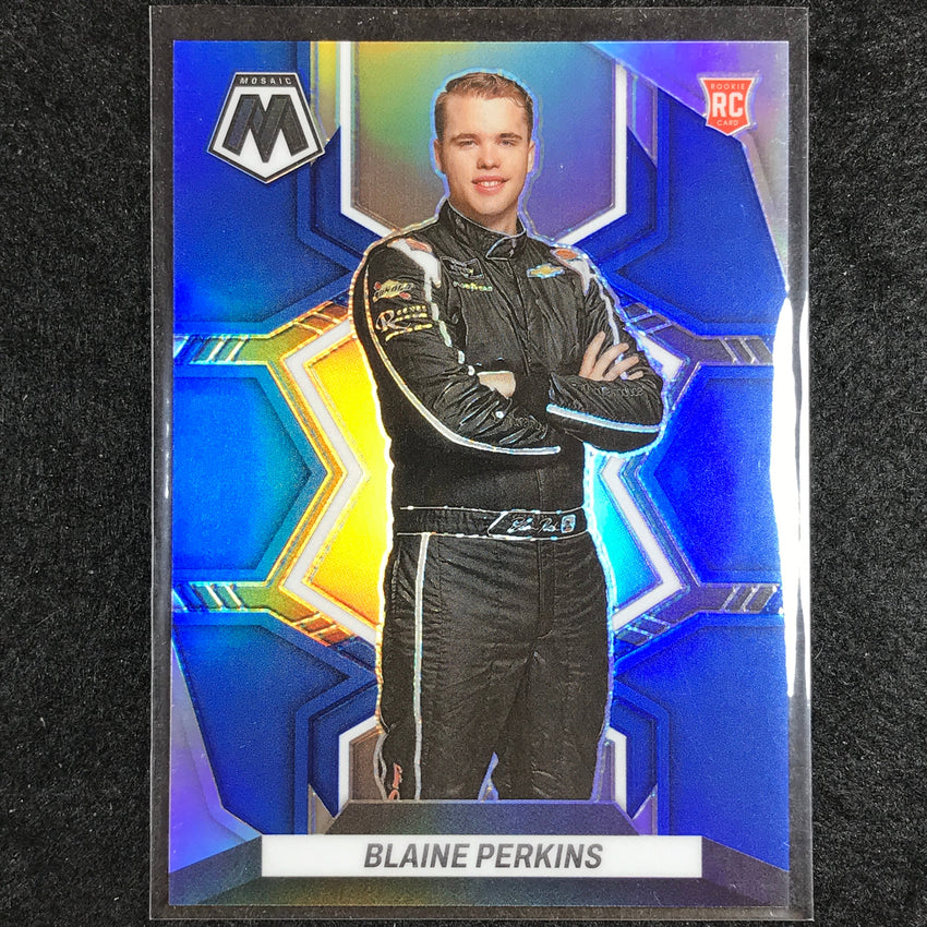 2023 Chronicles Racing BLAINE PERKINS Mosaic Rookie Blue 119/199