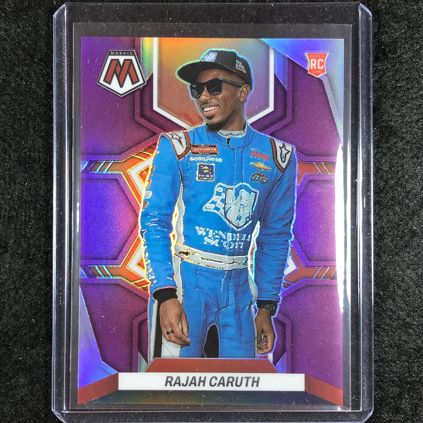 2023 Chronicles Racing RAJAH CARUTH Mosaic Rookie Purple 2/25