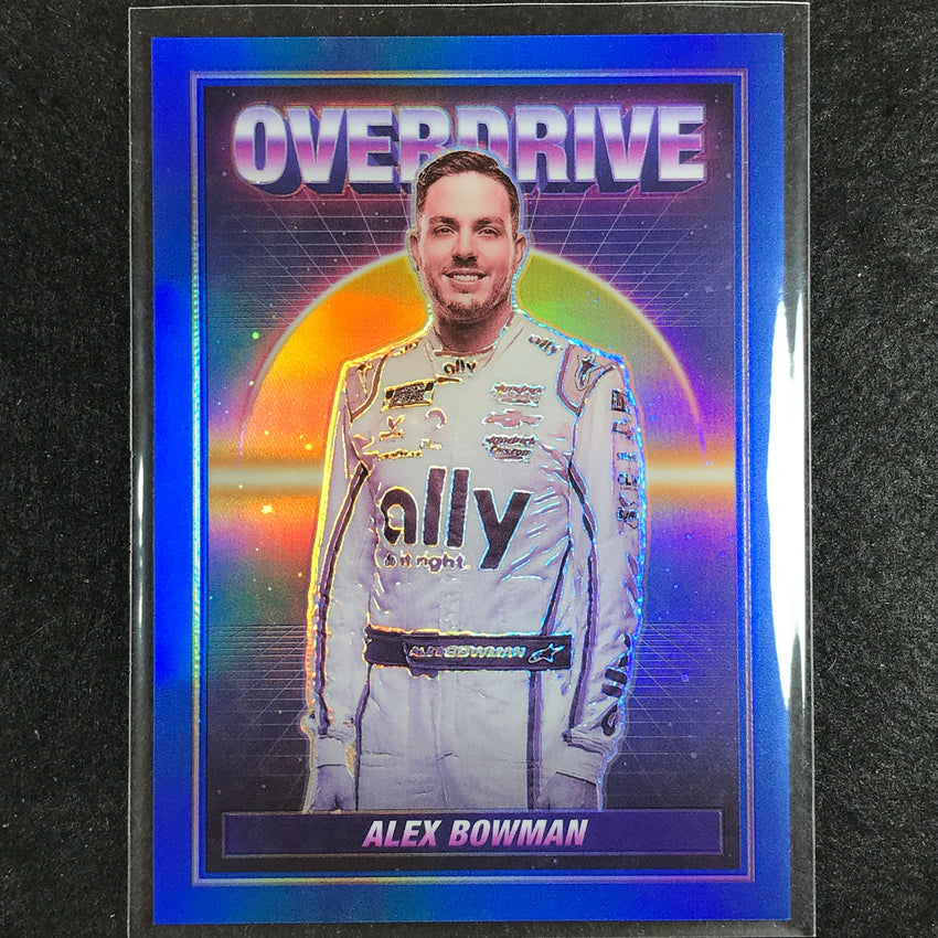 2023 Chronicles Racing ALEX BOWMAN Overdrive Blue 102/199