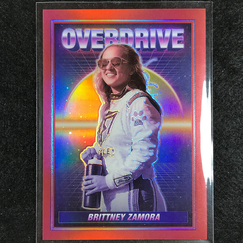 2023 Chronicles Racing BRITTNEY ZAMORA Overdrive Red 71/99