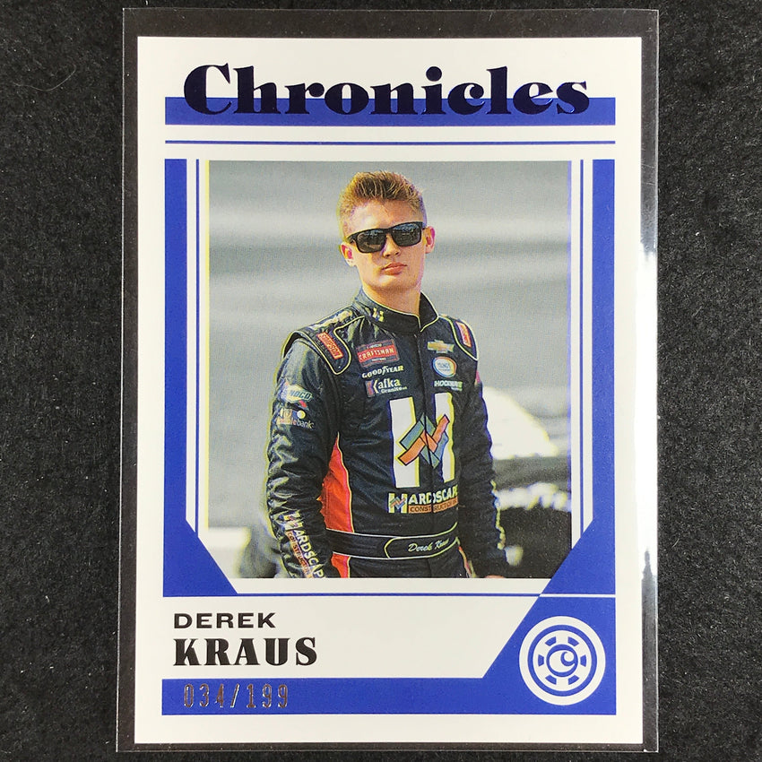 2023 Chronicles Racing DEREK KRAUS Chronicles Base Blue 34/199