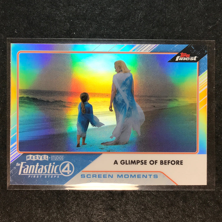 2026 Topps Finest Fantastic Four A GLIMPSE OF BEFORE Screen Moments #SM-8