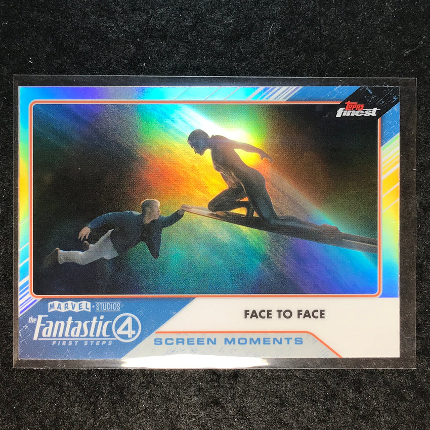 2026 Topps Finest Fantastic Four FACE TO FACE Screen Moments #SM-9