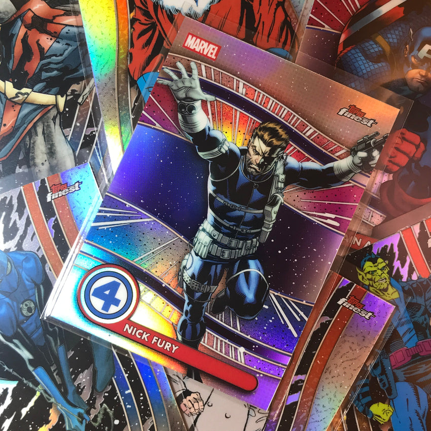 2026 Topps Finest Fantastic Four NICK FURY Uncommon Refractor #74