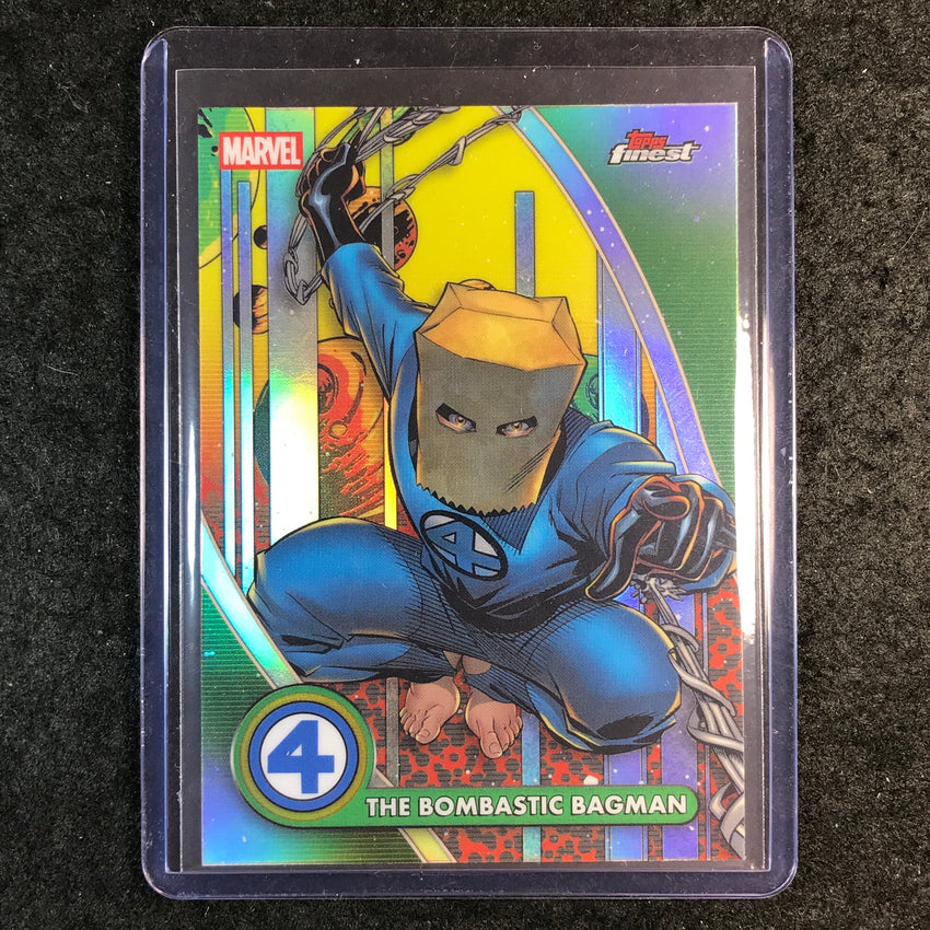 2026 Topps Finest Fantastic Four THE BOMBASTIC BAGMAN Rare Refractor #88