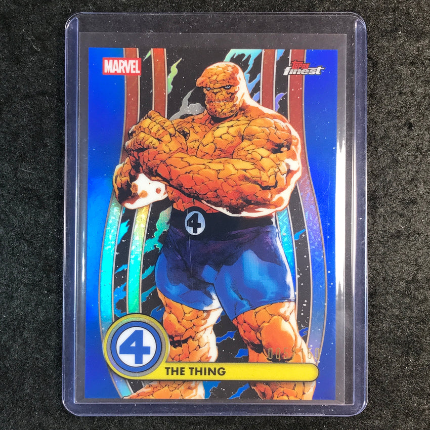 2026 Topps Finest Fantastic Four THE THING Common Base Blue 5/150 #4