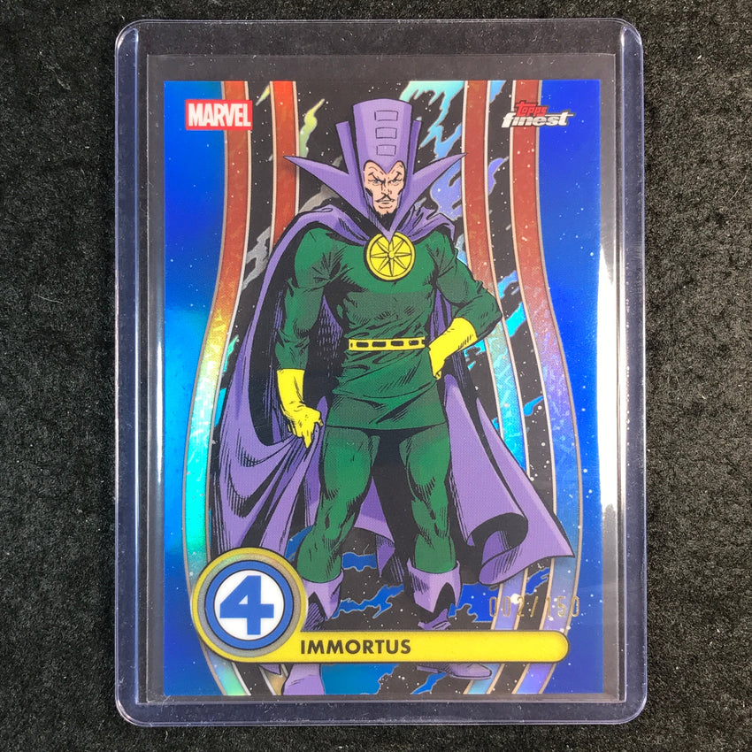 2026 Topps Finest Fantastic Four IMMORTUS Common Base Blue 2/150 #23