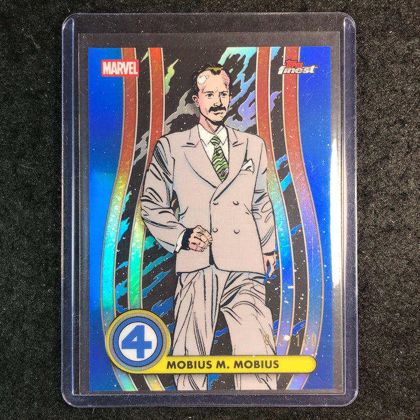 2026 Topps Finest Fantastic Four MOBIUS M. MOBIUS Common Base Blue 16/150 #30