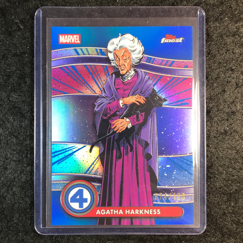 2026 Topps Finest Fantastic Four AGATHA HARKNESS Uncommon Base Blue 74/150 #52