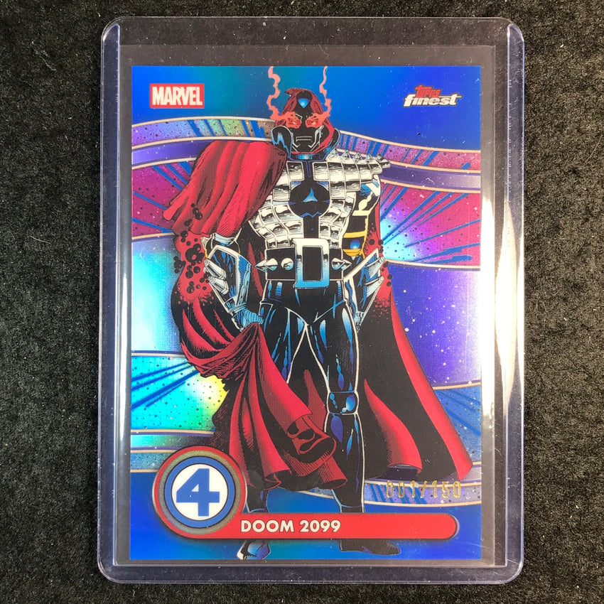2026 Topps Finest Fantastic Four DOOM 2099 Uncommon Base Blue 1/150 #59