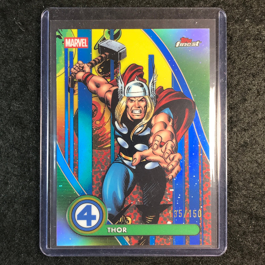 2026 Topps Finest Fantastic Four THOR Rare Base Blue 135/150 #99