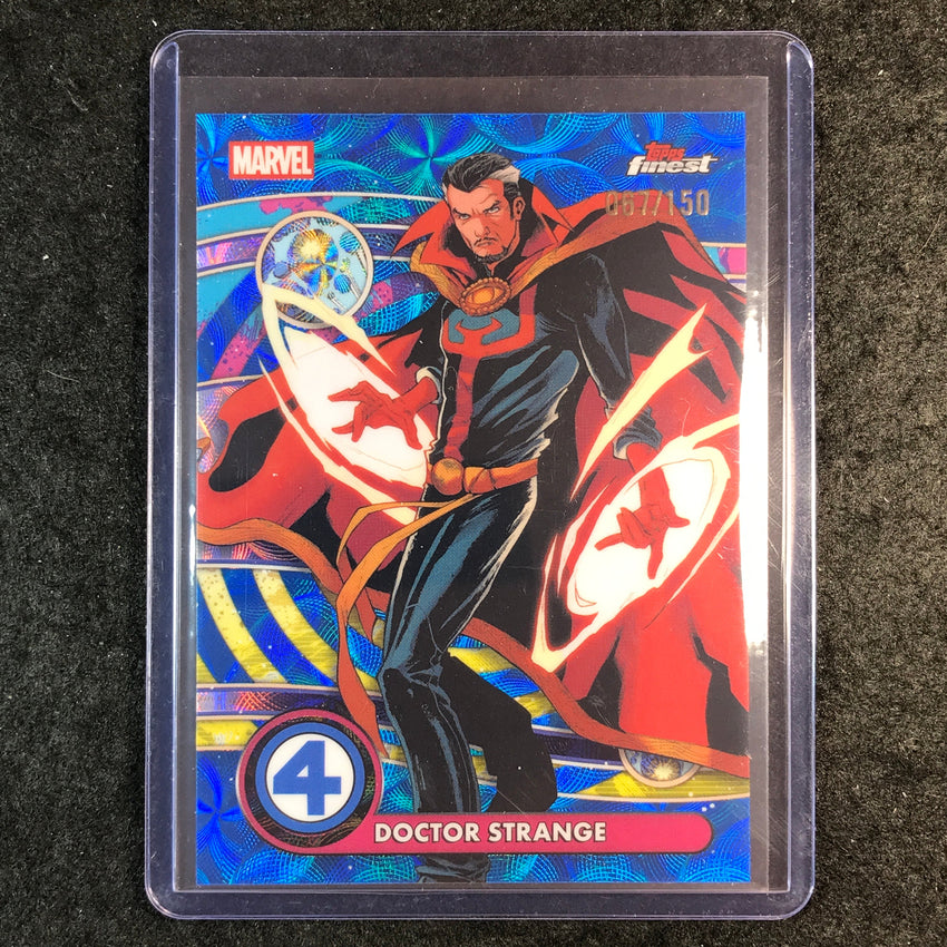 2026 Topps Finest Fantastic Four DOCTOR STRANGE Negative Zone Blue 67/150 #26