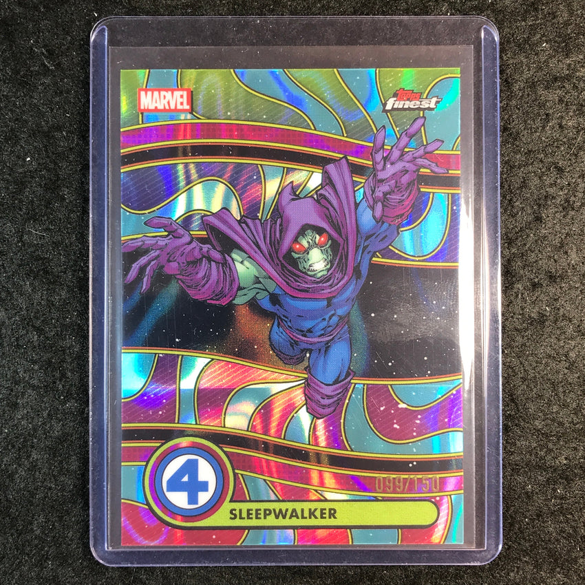 2026 Topps Finest Fantastic Four SLEEPWALKER Uncommon Blacklight Blue 99/150 #81