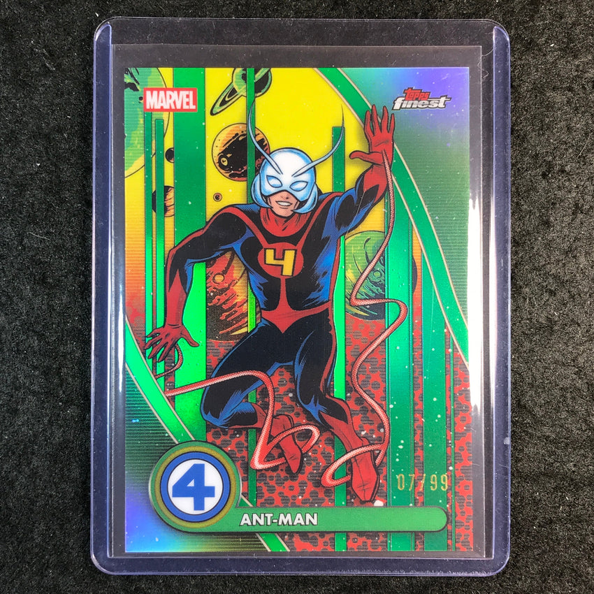2026 Topps Finest Fantastic Four ANT-MAN Rare Base Green 7/99 #86
