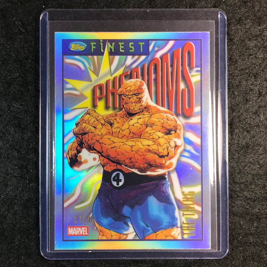 2026 Topps Finest Fantastic Four THE THING Tribute to Finest '96 27/96 #4