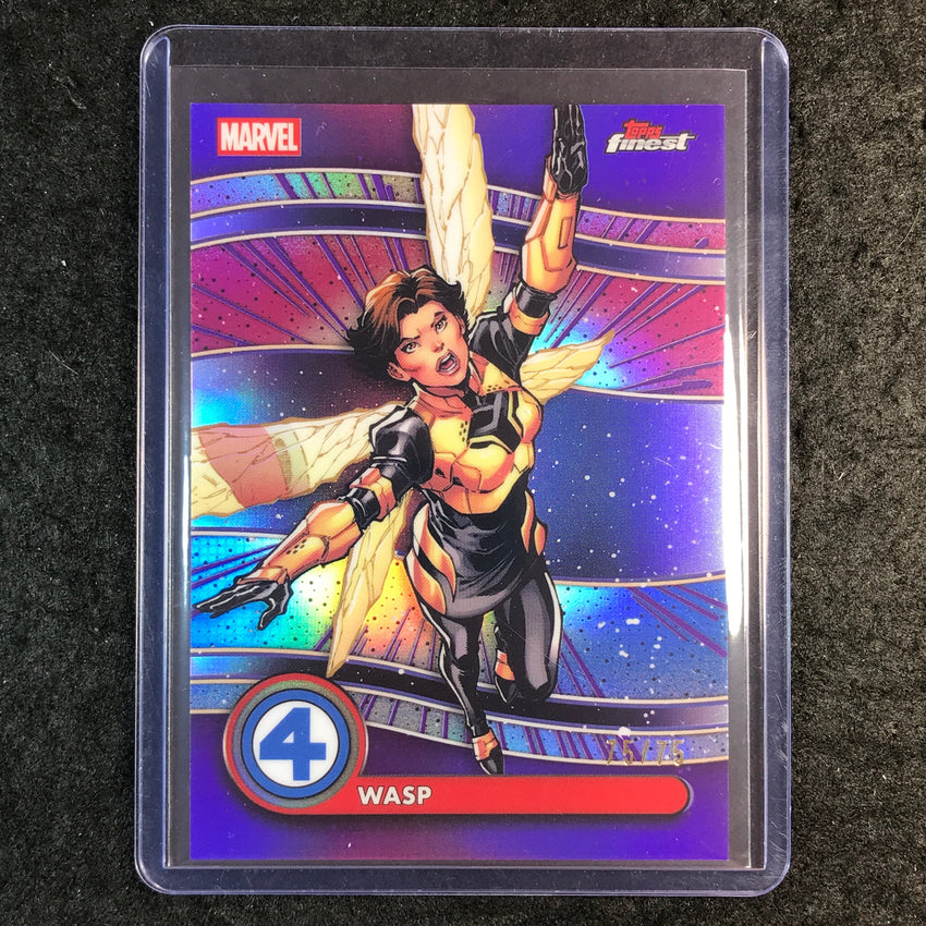 2026 Topps Finest Fantastic Four WASP Uncommon Base Purple 75/75 #84