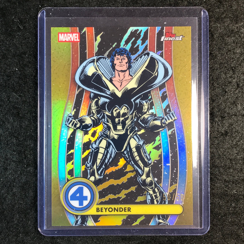 2026 Topps Finest Fantastic Four BEYONDER Common Gold 50/50 #11