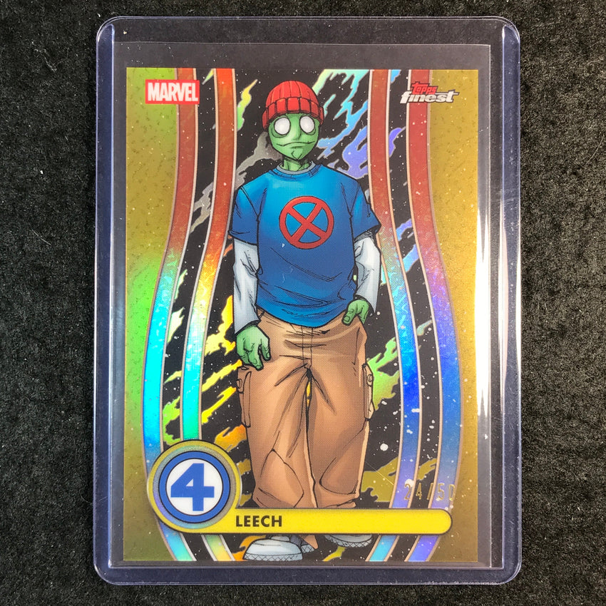 2026 Topps Finest Fantastic Four LEECH Common Gold 24/50 #26