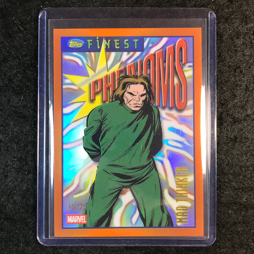 2026 Topps Finest Fantastic Four MAD THINKER Tribute to Finest '96 Orange 16/25