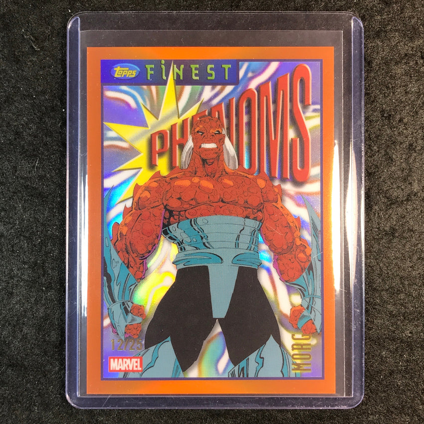 2026 Topps Finest Fantastic Four MORG Tribute to Finest '96 Orange 12/25 #63