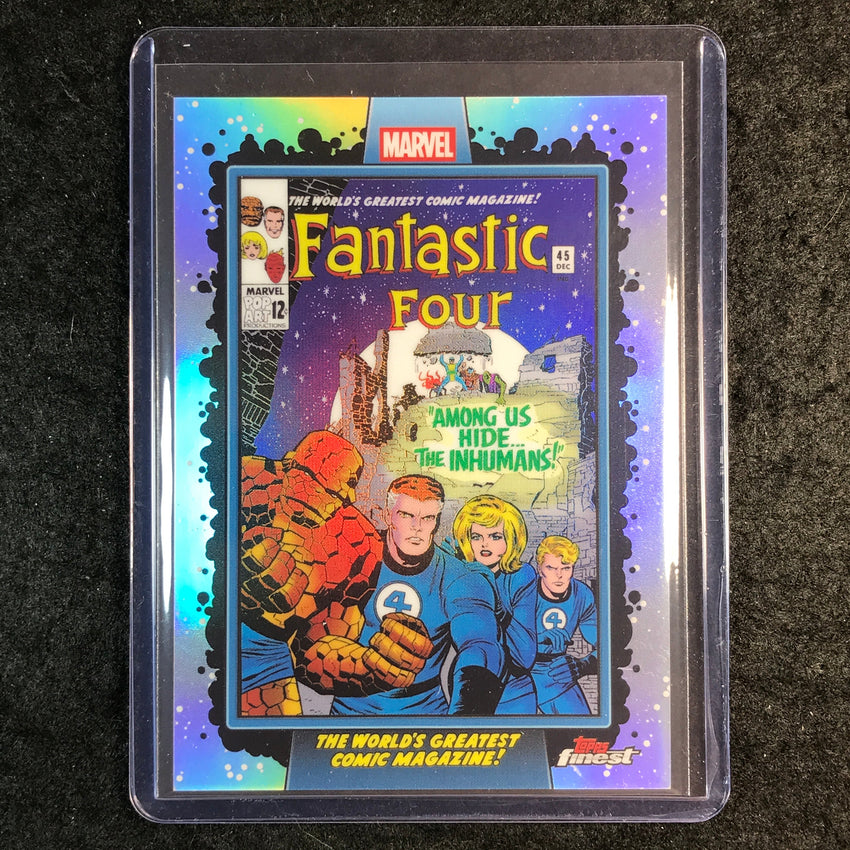 2026 Topps Finest FANTASTIC FOUR #45 World's Greatest Comic Magazine SP #5