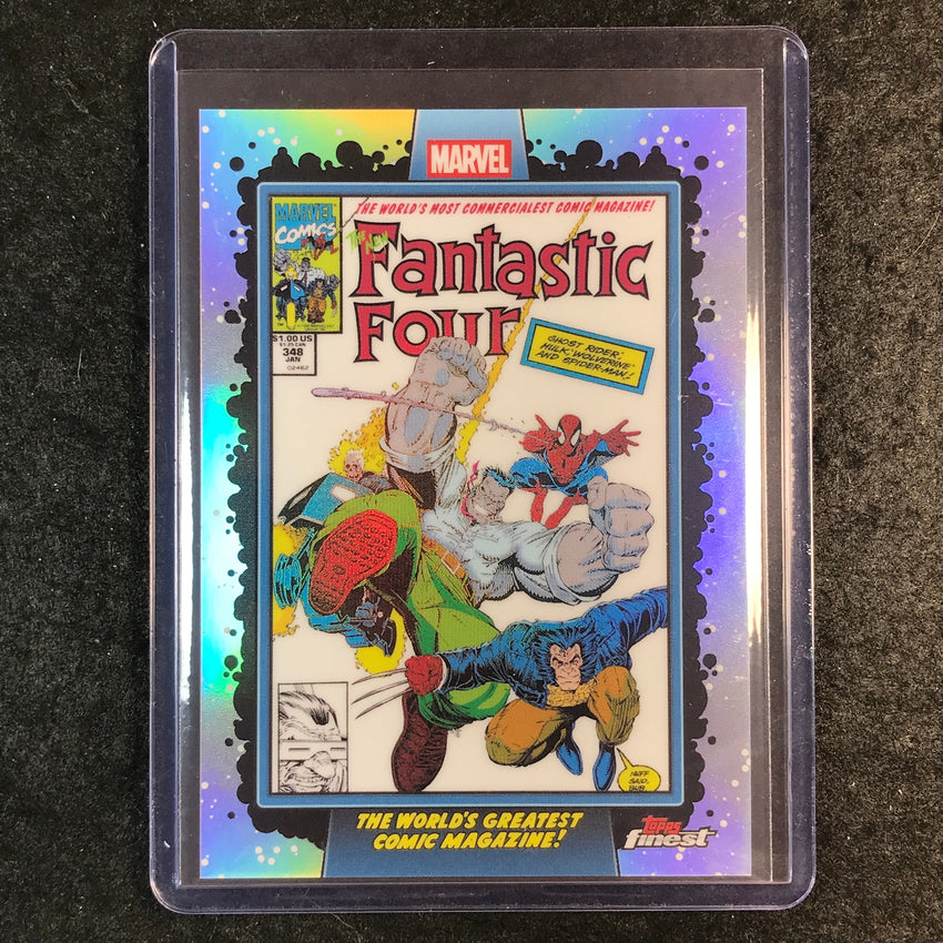 2026 Topps Finest FANTASTIC FOUR #348 World's Greatest Comic Magazine SP #10