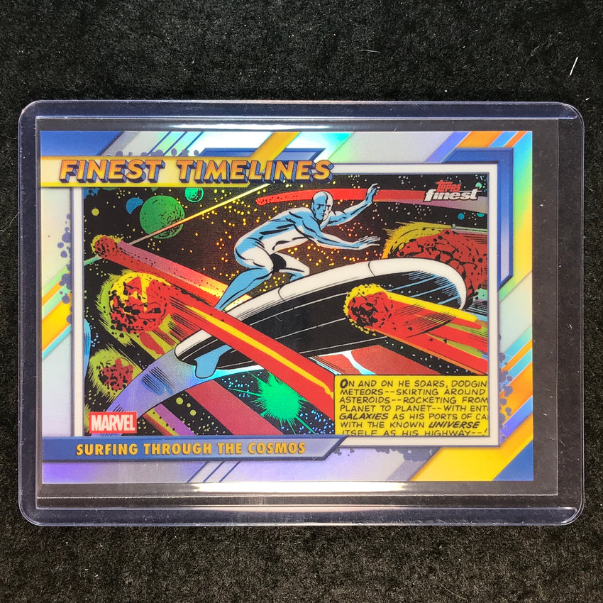 2026 Topps Finest Fantastic Four THROUGH THE COSMOS Finest Timelines SP #3