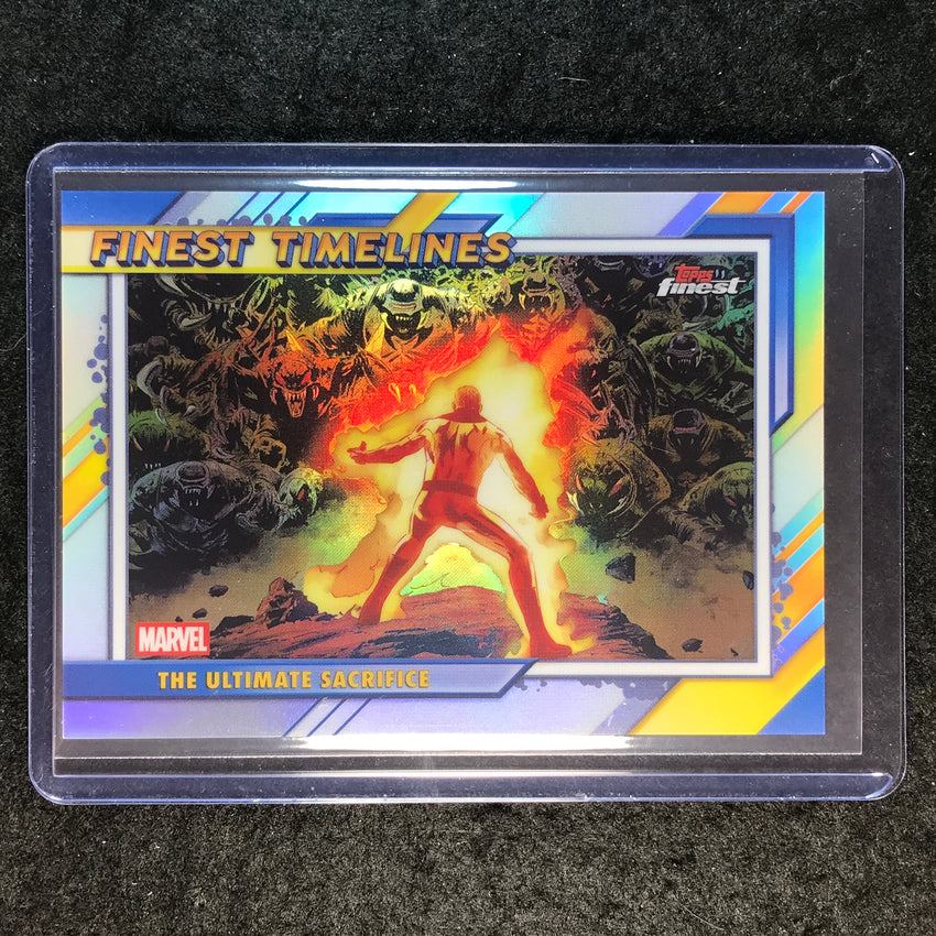 2026 Topps Finest Fantastic Four THE ULTIMATE SACRIFICE Finest Timelines SP #7