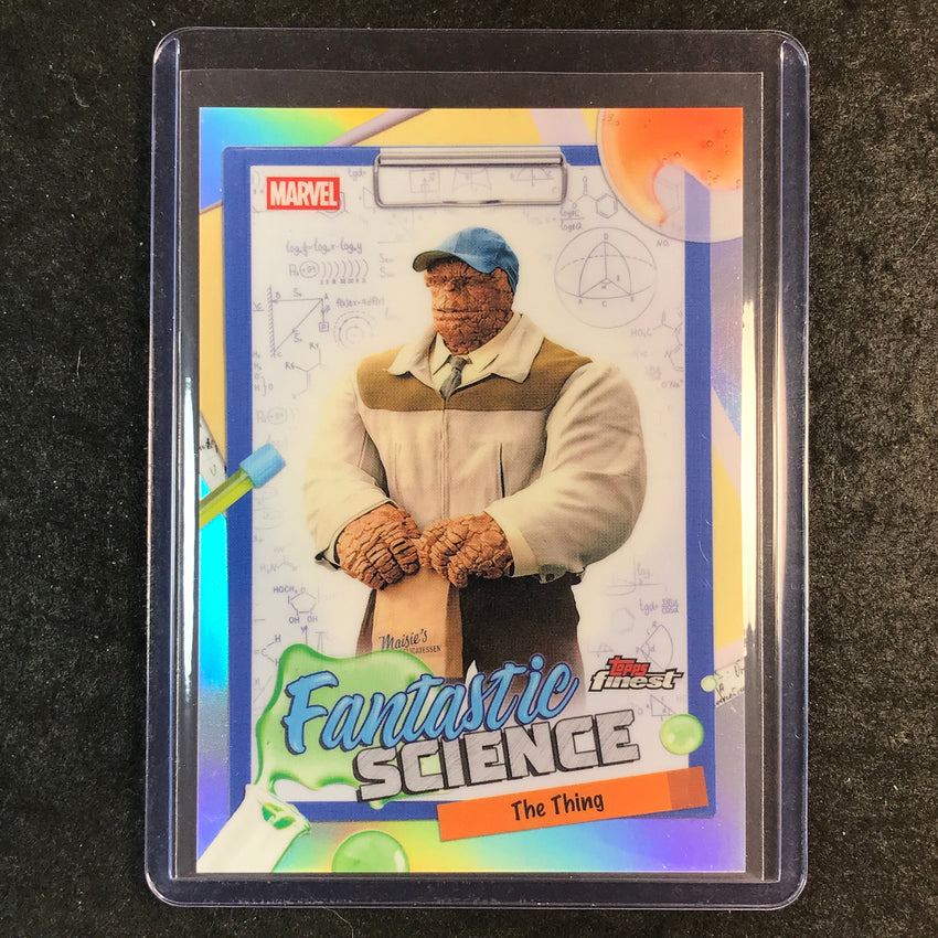 2026 Topps Finest Fantastic Four THE THING Fantastic Science SP #3
